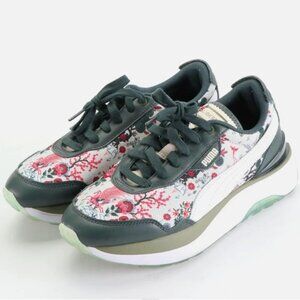 PUMA x Liberty of London Cruise Rider Floral Print Leather Mix Trainers 8.5 Rare